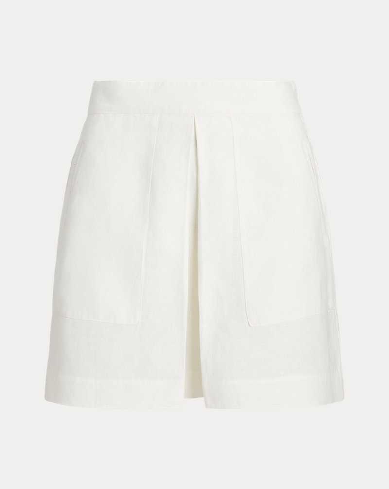 Falda Ralph Lauren Linen Miniskirt Mujer Nevis | PMBQVXF-31 - vista 2