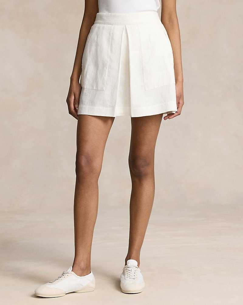 Falda Ralph Lauren Linen Miniskirt Mujer Nevis | PMBQVXF-31 - vista 3