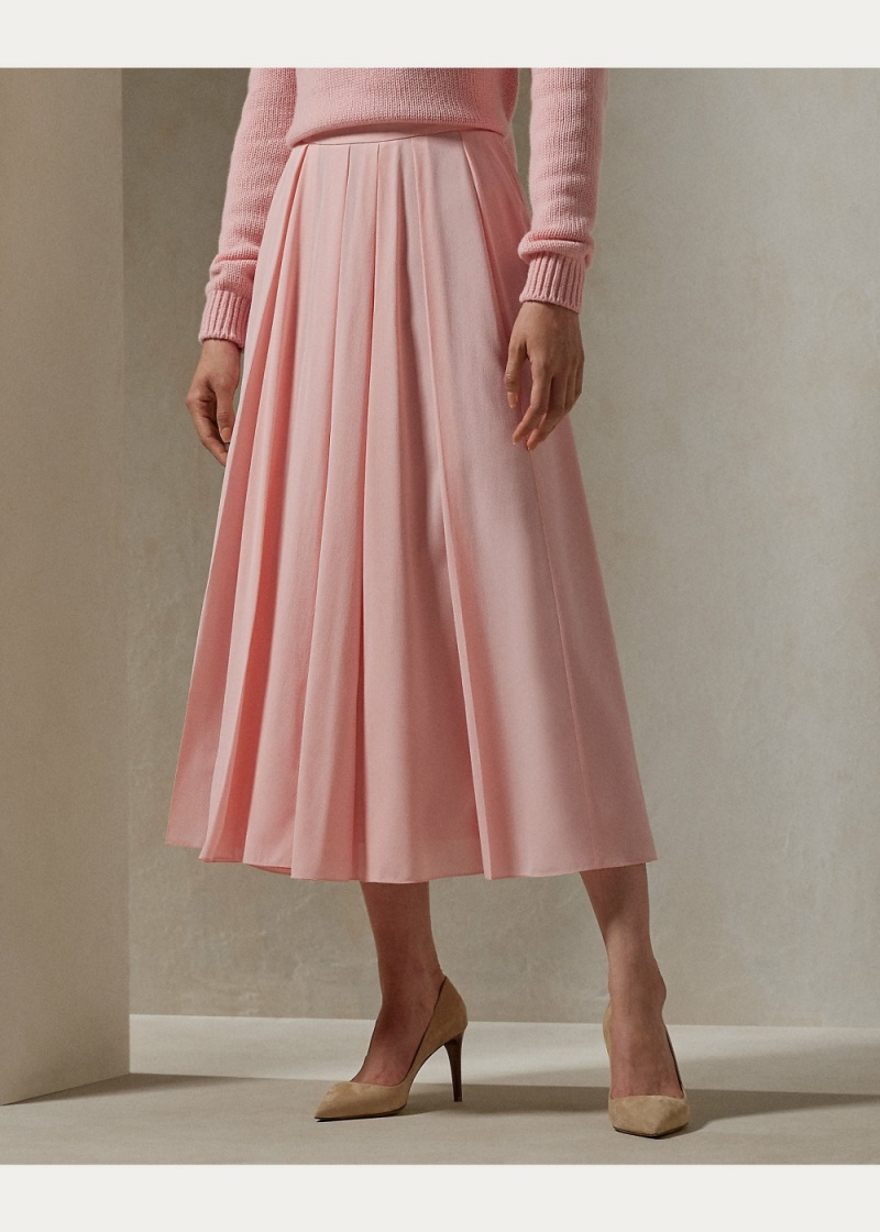 Falda Lunar New Year Beasley Georgette Mujer Rosas | PIFK14896 - vista 3