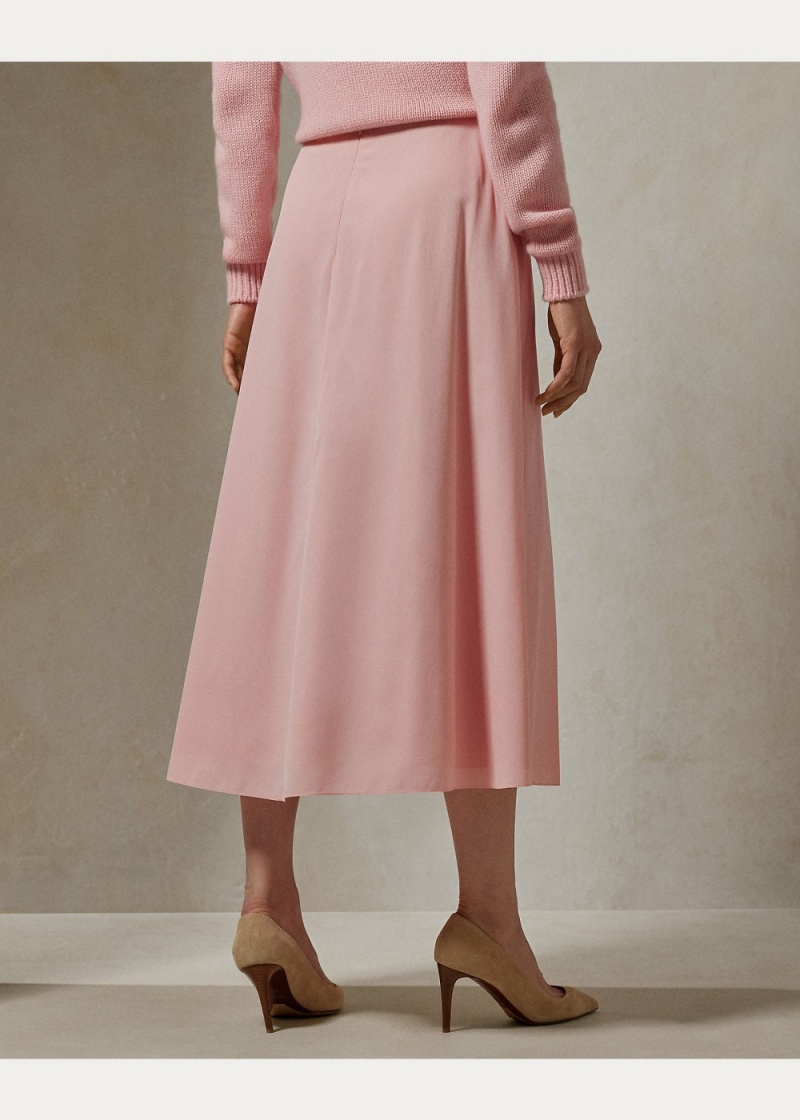 Falda Lunar New Year Beasley Georgette Mujer Rosas | PIFK14896 - vista 4
