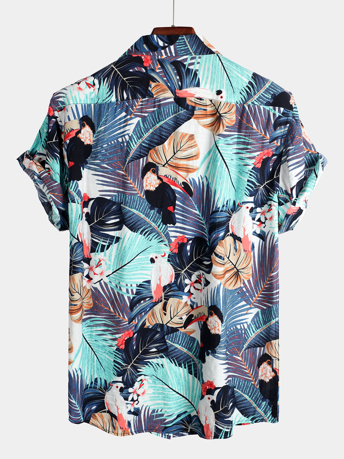 Camisa casual Holiday Pocket de algodón para hombre