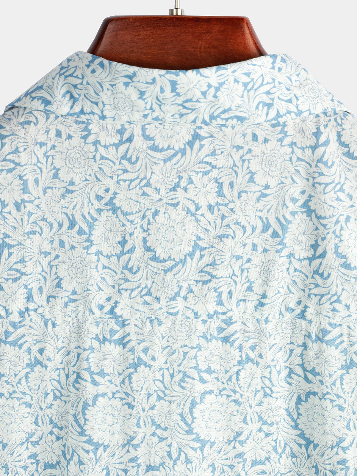 Camisa floral estampado Holiday de algodón casual para hombre