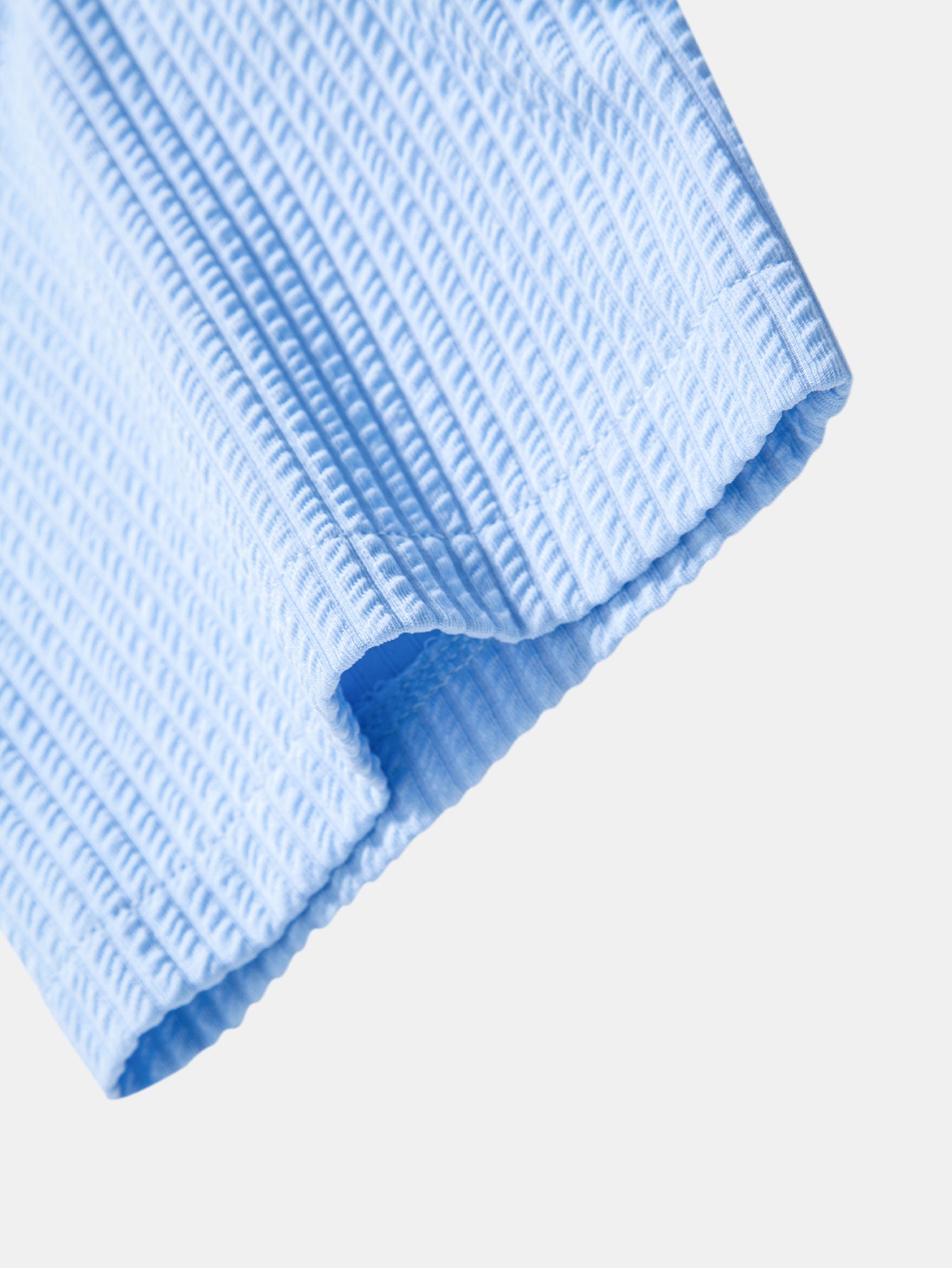 Camisa Muscle Fit Ribbed Button Up