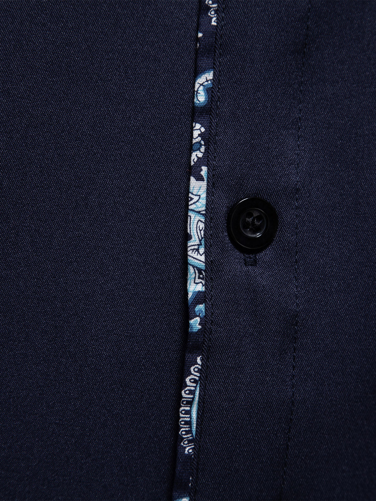 Camisa Paisley estampado Colorblock de manga larga para hombre
