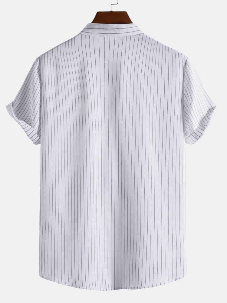 Clásico rayas casual camisas