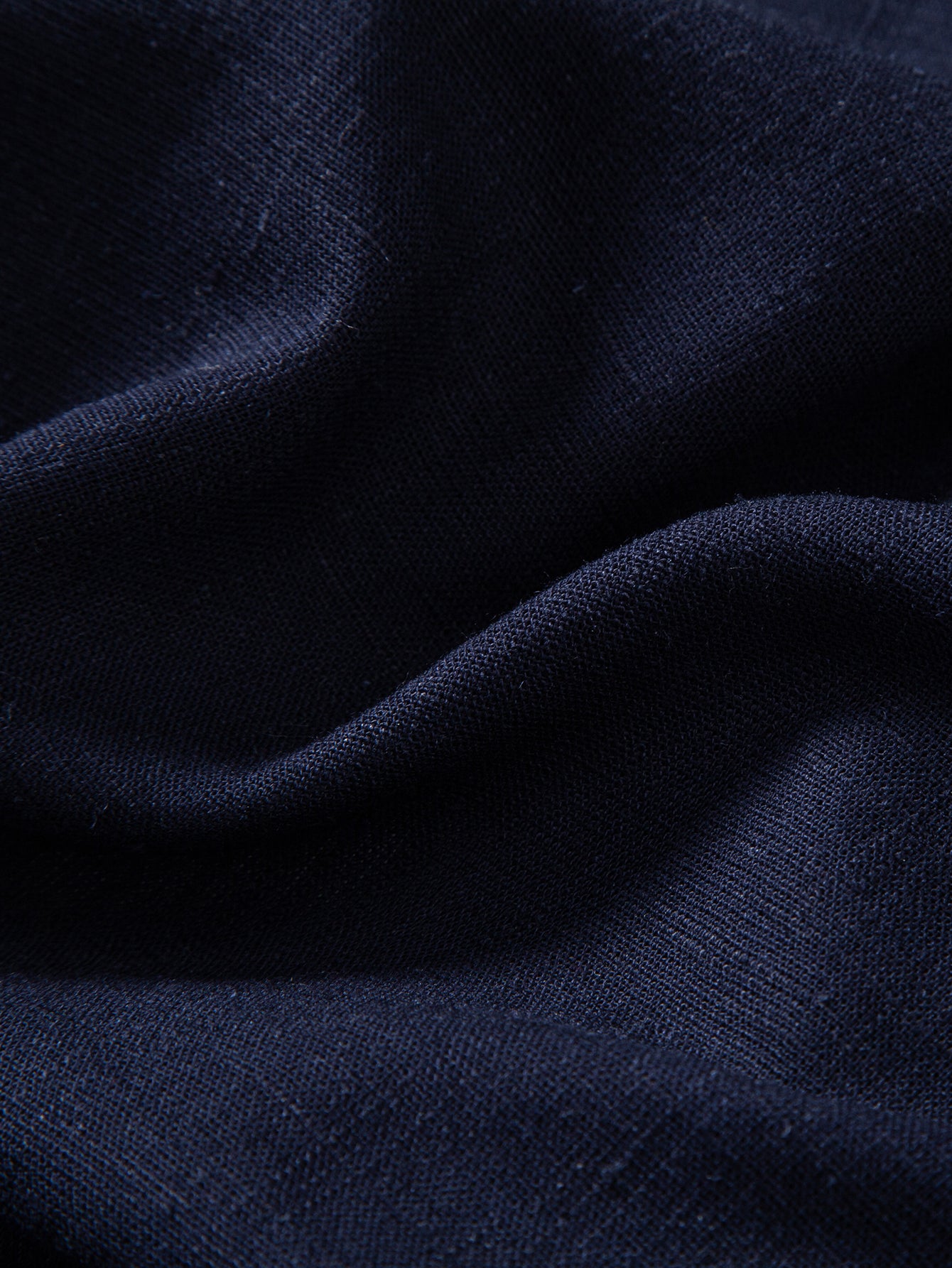 Camisa Contrast Stitching de lino Rayon Blend Cuban