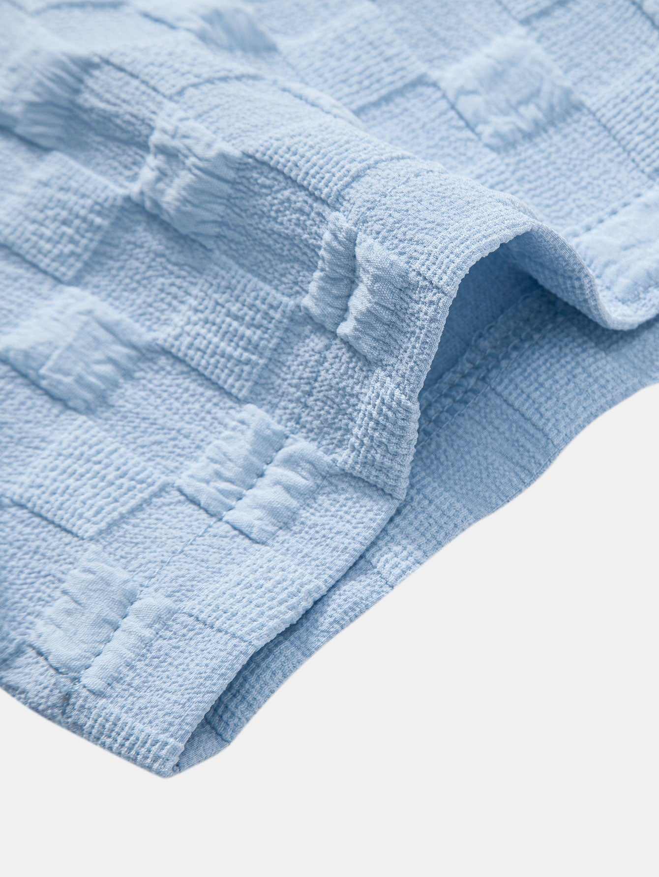 Camisa Checkerboard Textured Button Up