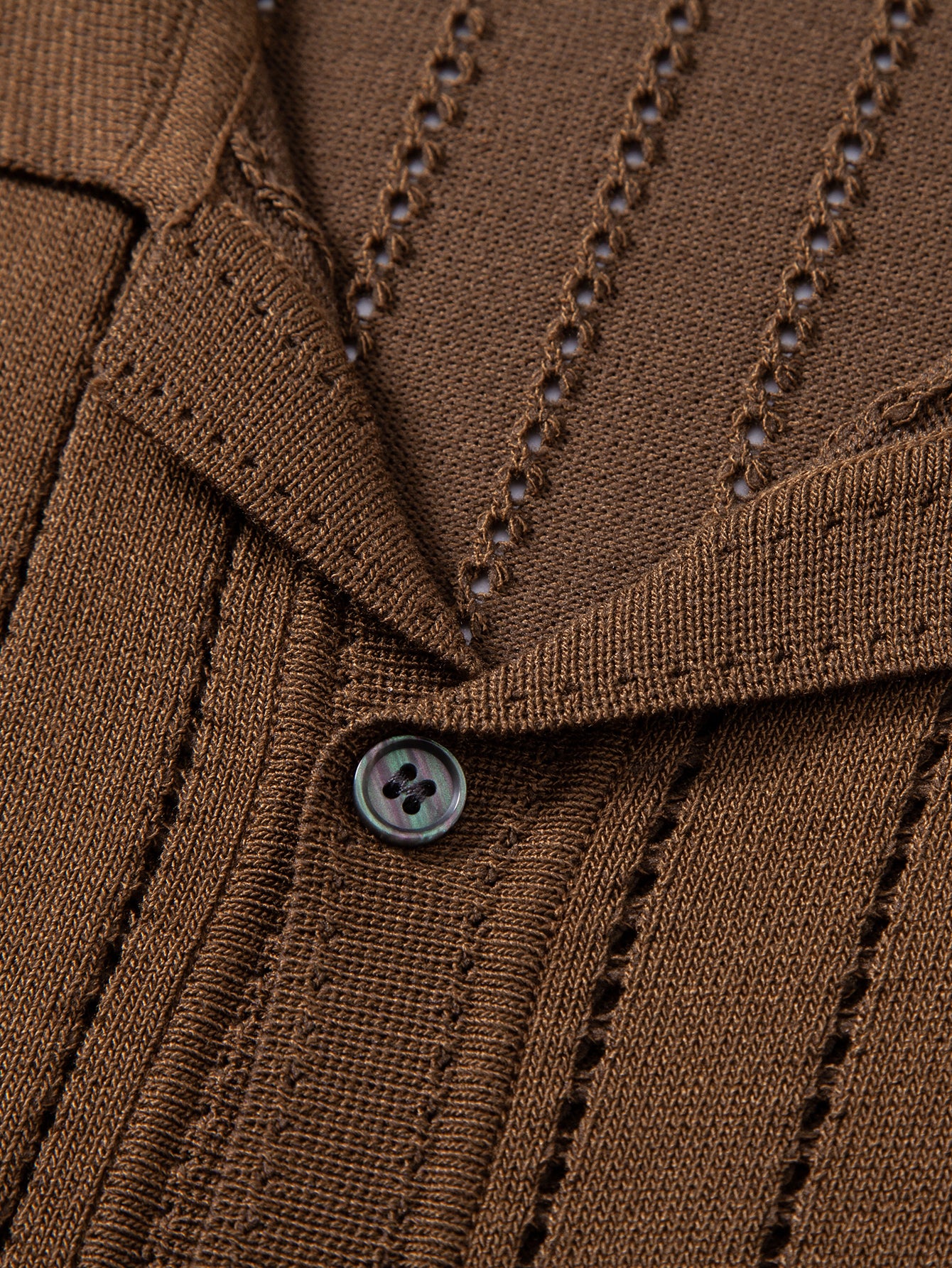 Rayas Button Up Open Knicamiseta