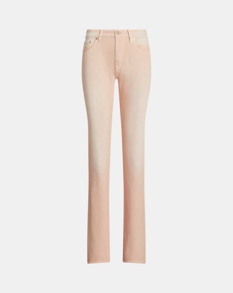 Jeans Ralph Lauren 750 Straight Ankle Mujer Blush | HLVPMNI-49 - vista 2