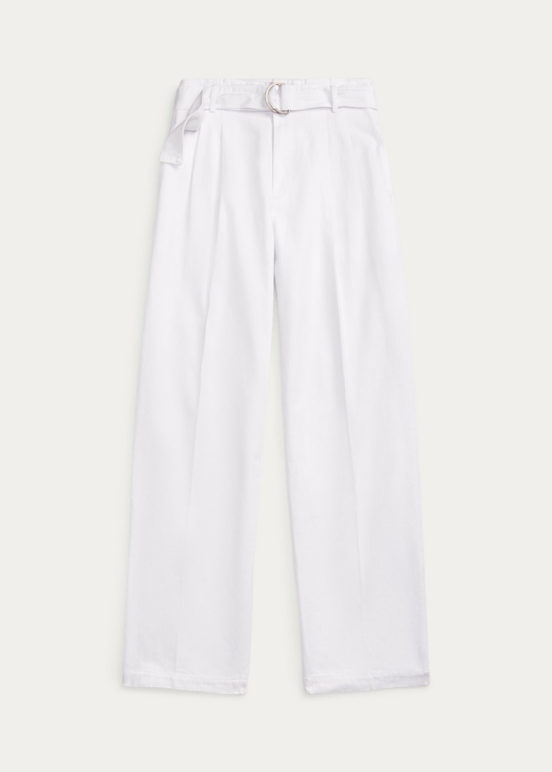 Jeans Belted Anchos-Leg Denim Pant Mujer Azules | AXRG95802 - vista 2