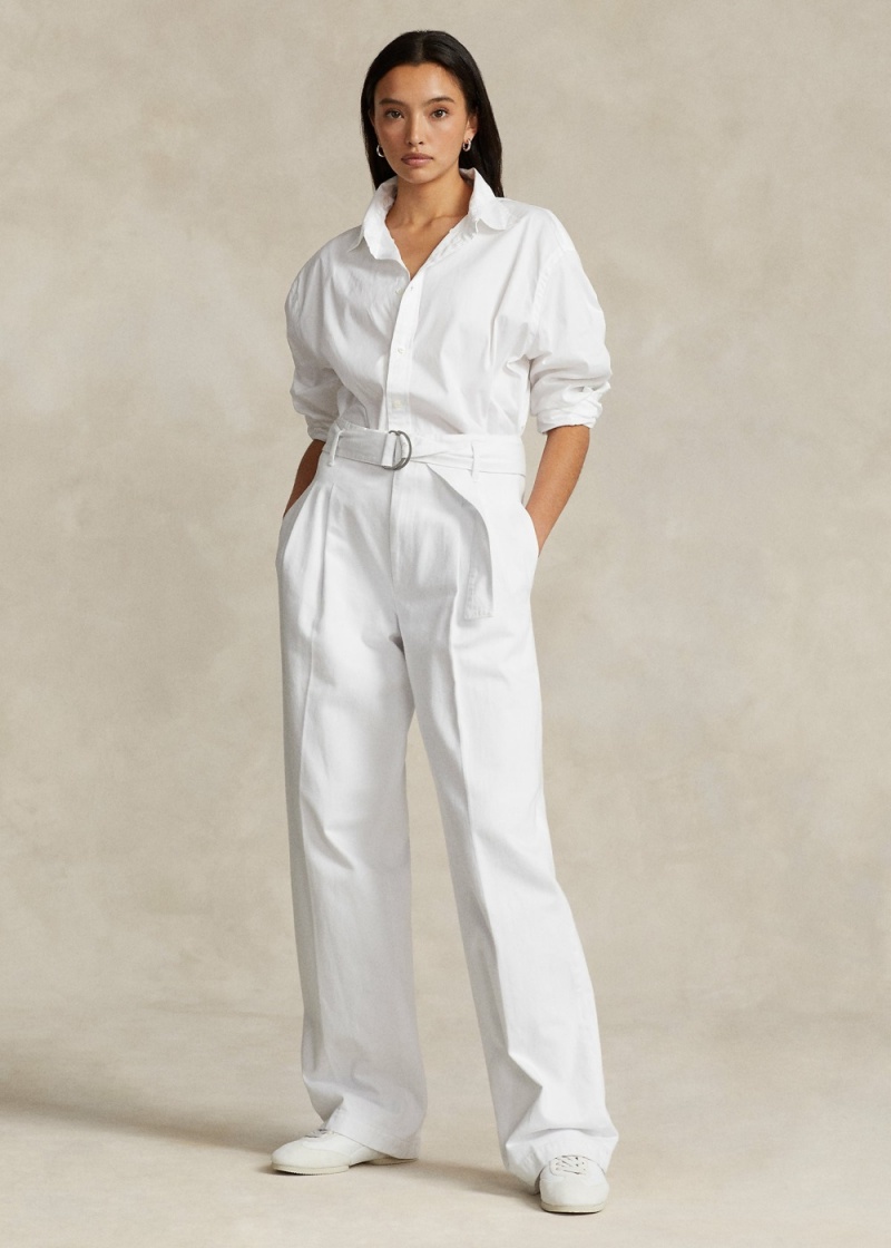 Jeans Belted Anchos-Leg Denim Pant Mujer Azules | AXRG95802 - vista 1