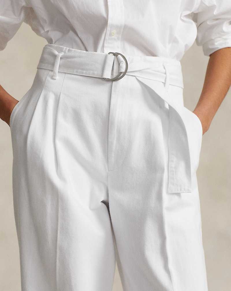 Jeans Ralph Lauren Belted Wide-Leg Denim Mujer Azules | UMJSNHC-34 - vista 5