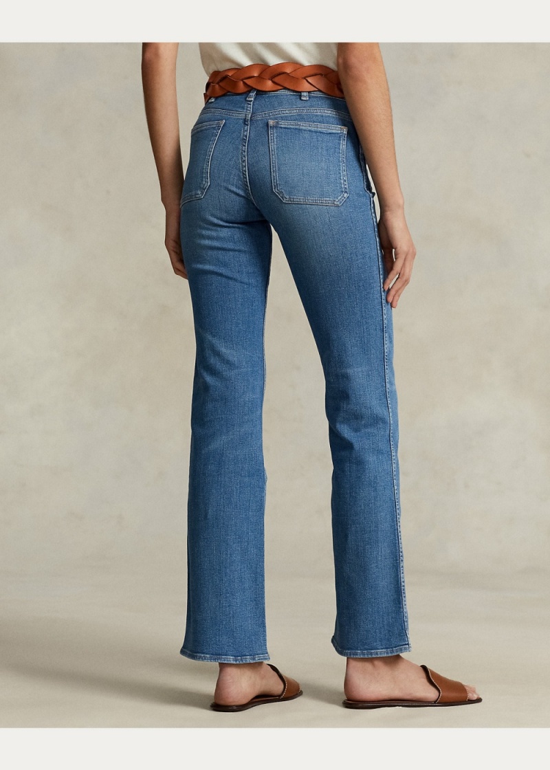 Jeans Boot Mujer Azules | HERL69243 - vista 2