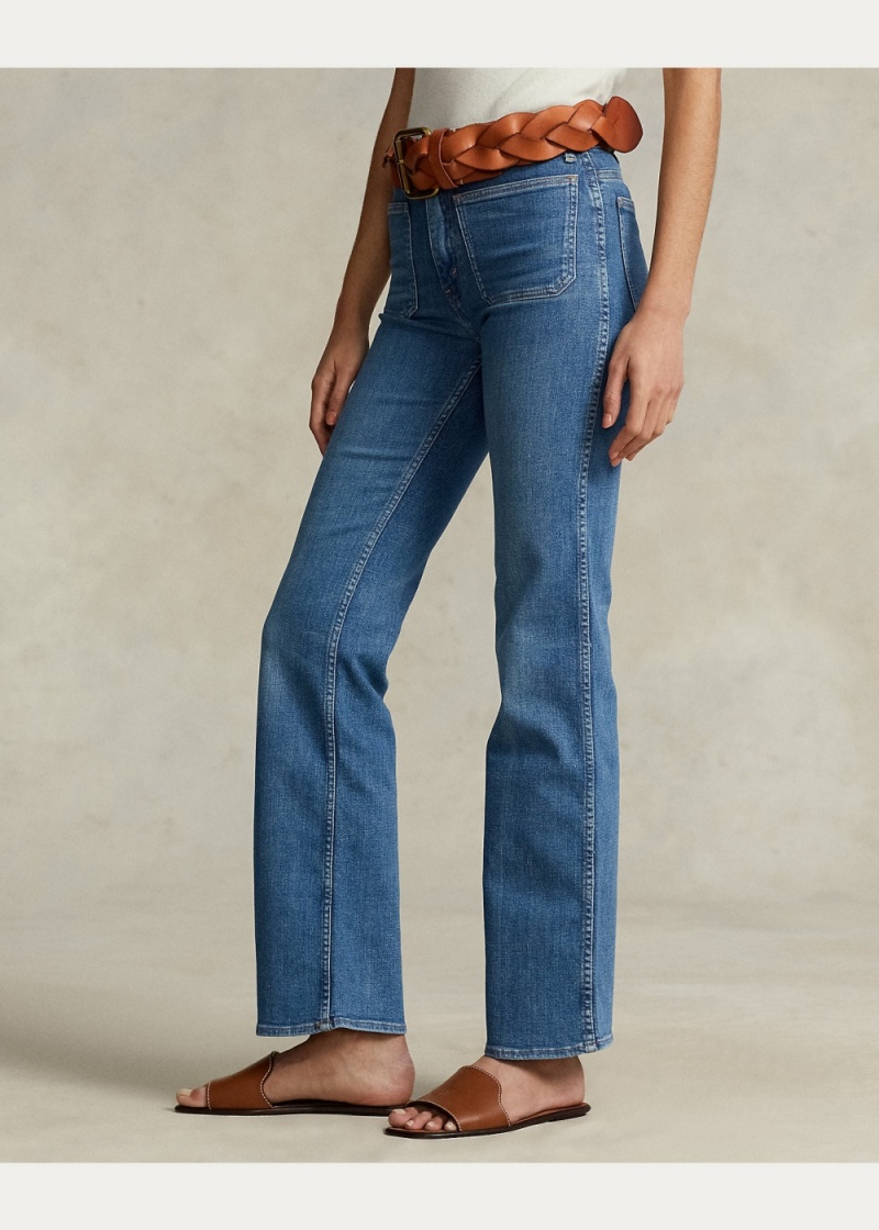 Jeans Boot Mujer Azules | HERL69243 - vista 6