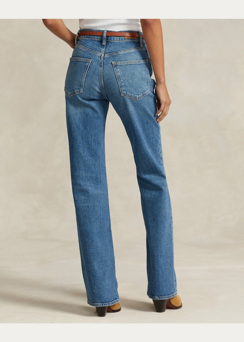 Jeans Boot Mujer Azules | QDVJ72153 - vista 2