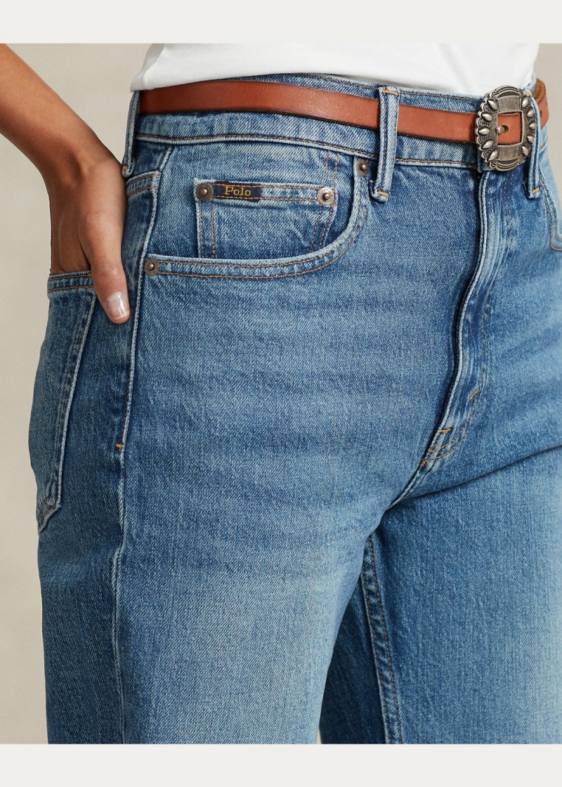 Jeans Boot Mujer Azules | QDVJ72153 - vista 3