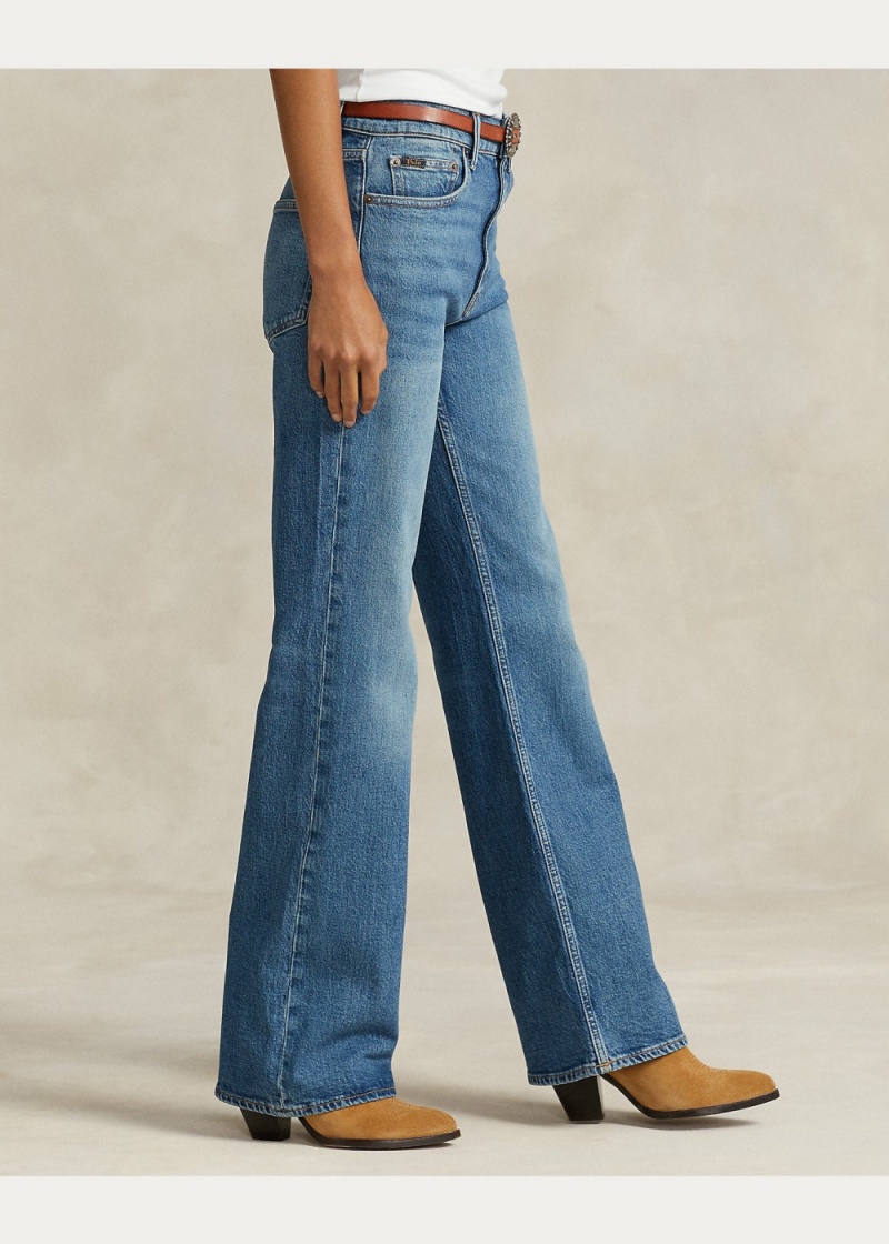 Jeans Boot Mujer Azules | QDVJ72153 - vista 6