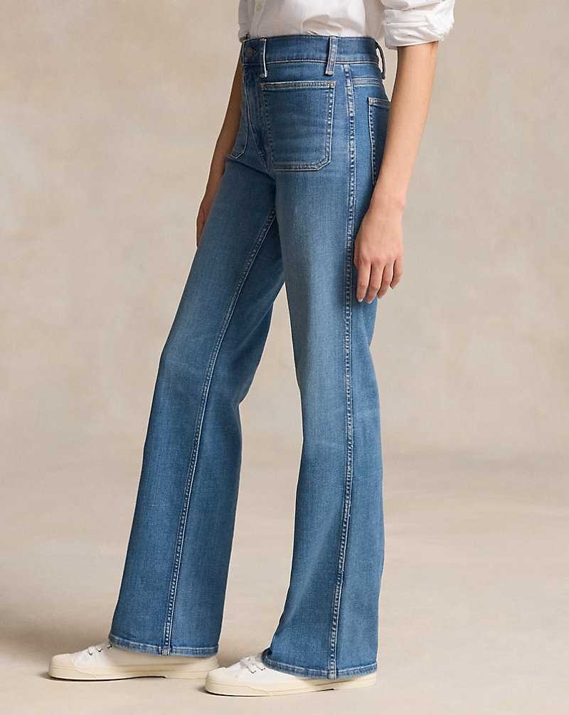 Jeans Ralph Lauren Bootcut Mujer Azules | WBENITY-87 - vista 4