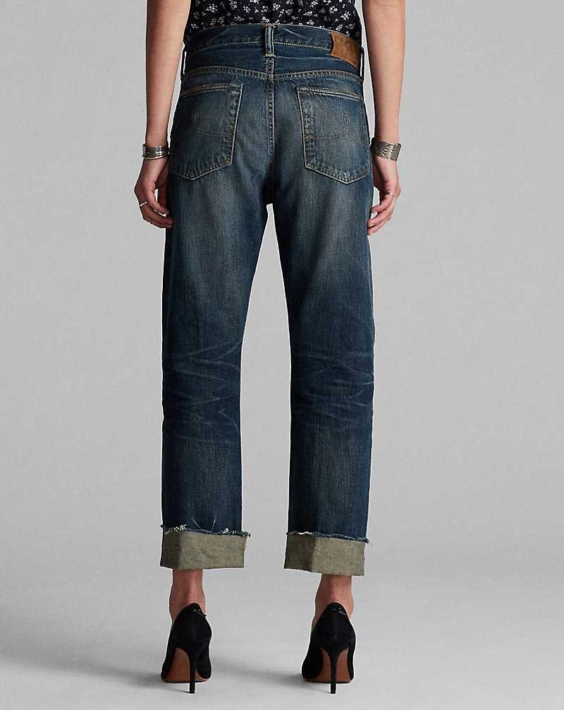 Jeans Ralph Lauren Boy Fit Straight Mujer Azules | NMKFQGL-94 - vista 5