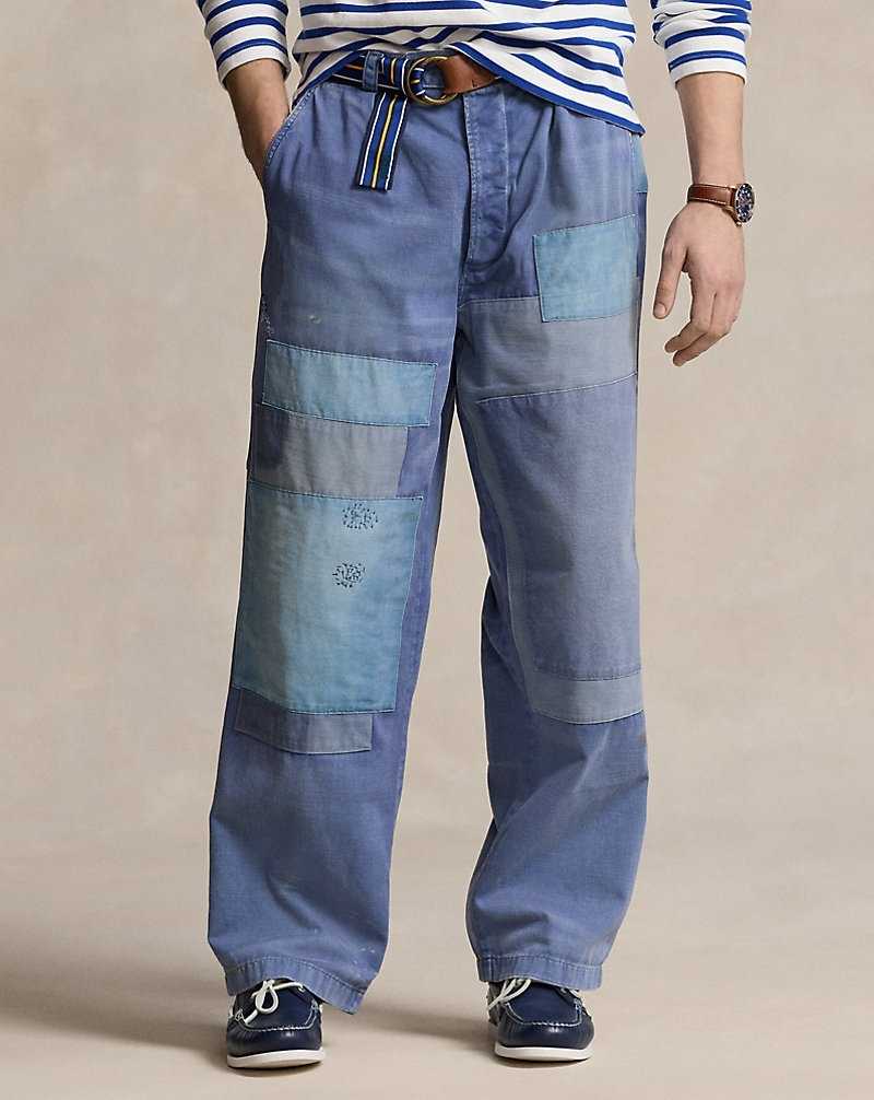 Jeans Ralph Lauren Burroughs Relaxed Fit Distressed Hombre Napeague | SYOMFZH-82 - vista 3