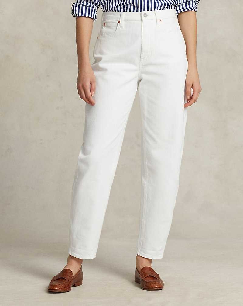 Jeans Ralph Lauren Curved Tapered Mujer Azules | KIDNSFA-72 - vista 3