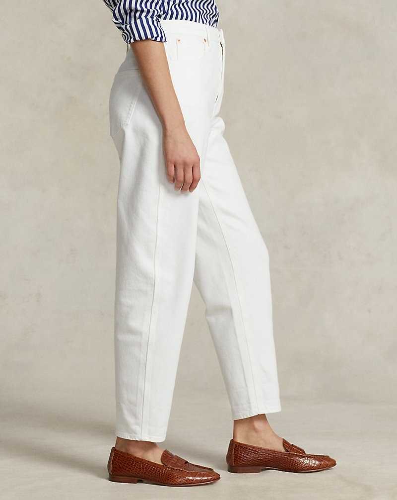 Jeans Ralph Lauren Curved Tapered Mujer Azules | KIDNSFA-72 - vista 4