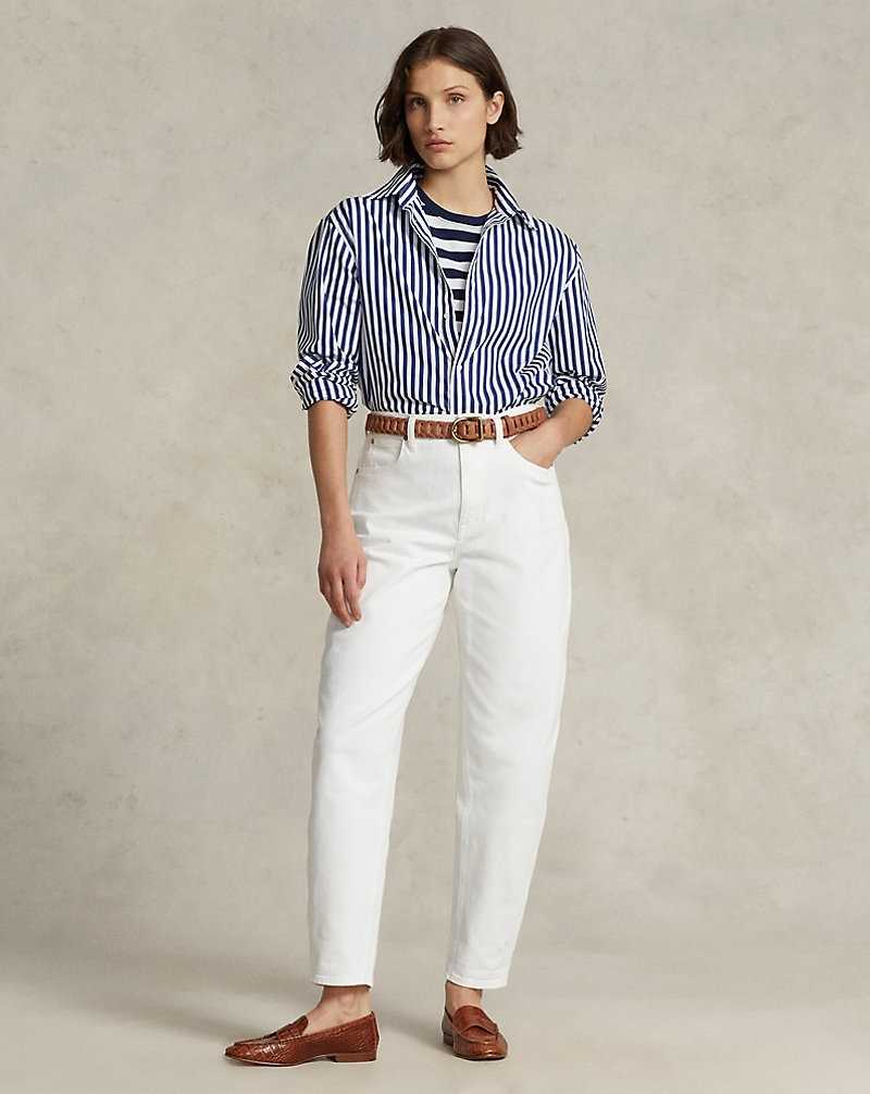 Jeans Ralph Lauren Curved Tapered Mujer Azules | KIDNSFA-72 - vista 1