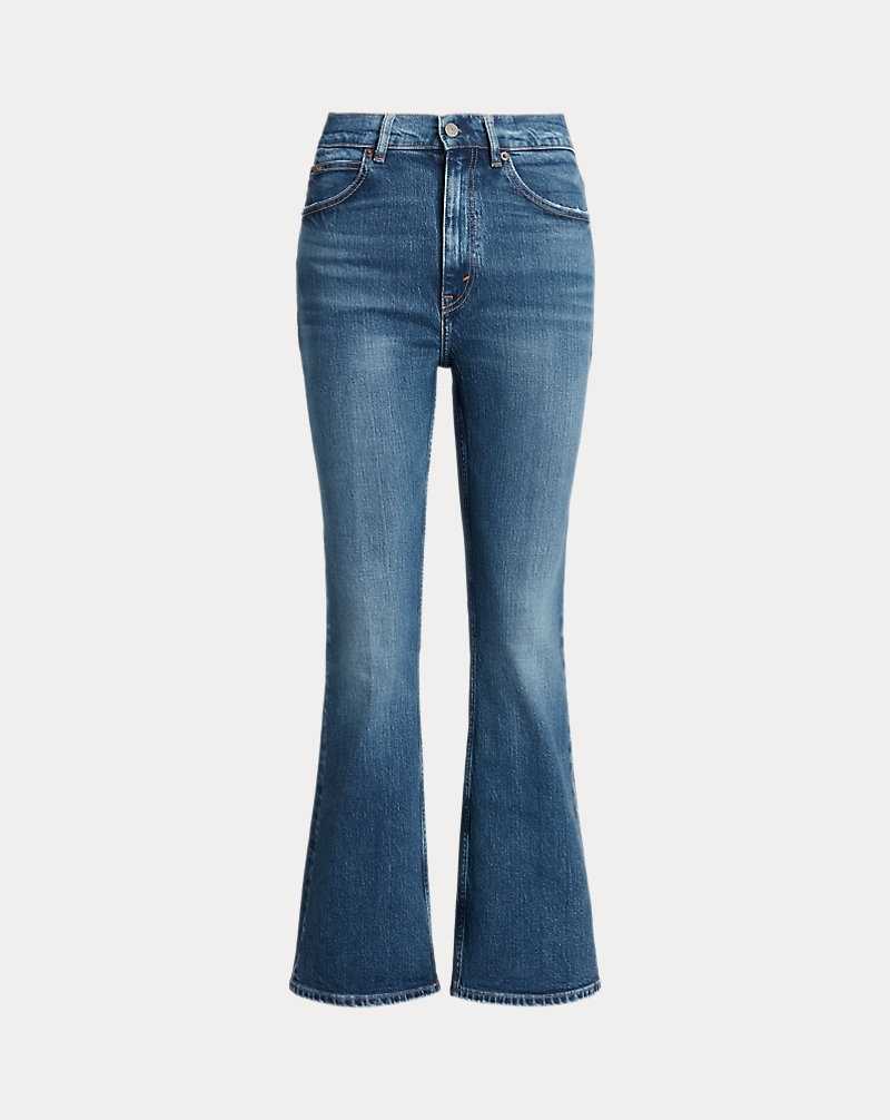 Jeans Ralph Lauren Flare Crop Mujer Azules | LISXAET-76 - vista 2