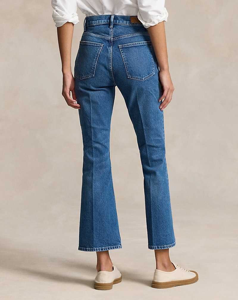 Jeans Ralph Lauren Flare Crop Mujer Azules | LISXAET-76 - vista 5
