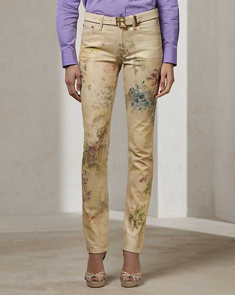 Jeans Ralph Lauren Floral 160 Slim Denim Mujer Faded Floral | BIKOEPN-24 - vista 3