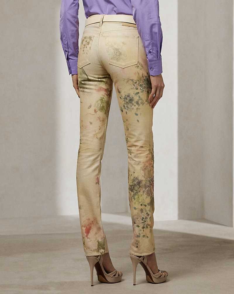 Jeans Ralph Lauren Floral 160 Slim Denim Mujer Faded Floral | BIKOEPN-24 - vista 5