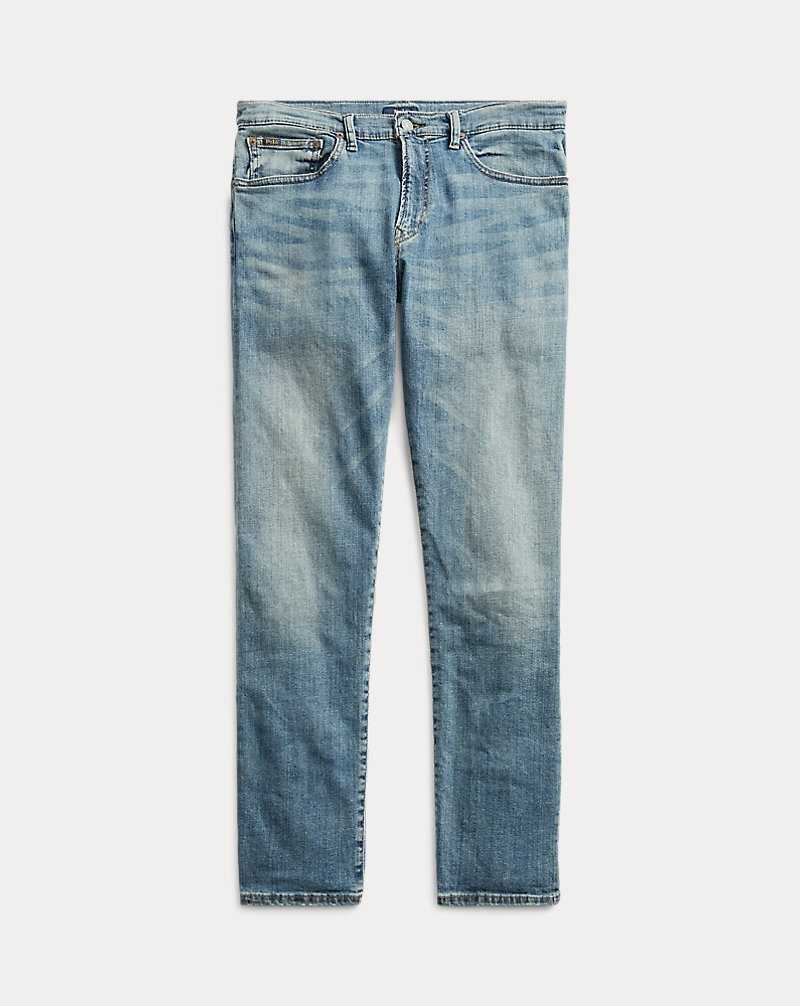 Jeans Ralph Lauren Hampton Relaxed Straight Stretch Hombre Azules Claro | CLJSPMB-02 - vista 2