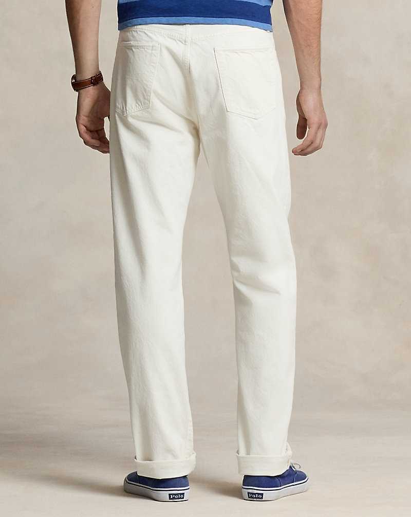 Jeans Ralph Lauren Heritage Straight Fit Hombre Blancos | MTAFGQW-34 - vista 5