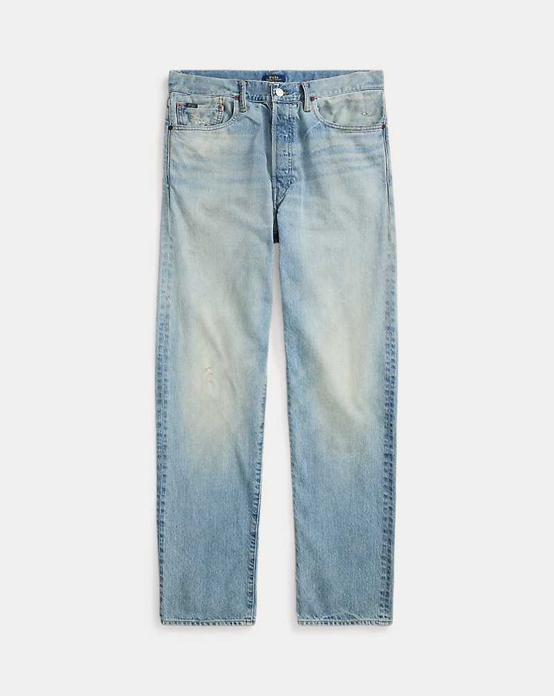 Jeans Ralph Lauren Heritage Straight Fit Distressed Hombre Crowhurst | KFLXJHU-72 - vista 2