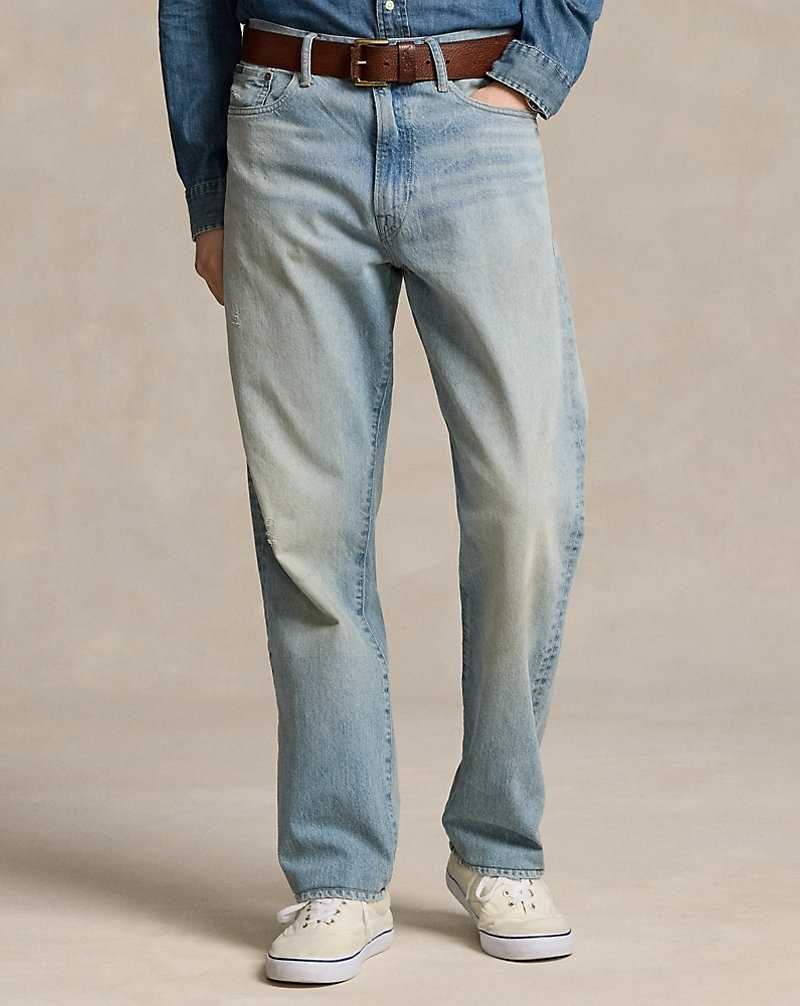 Jeans Ralph Lauren Heritage Straight Fit Distressed Hombre Crowhurst | KFLXJHU-72 - vista 3