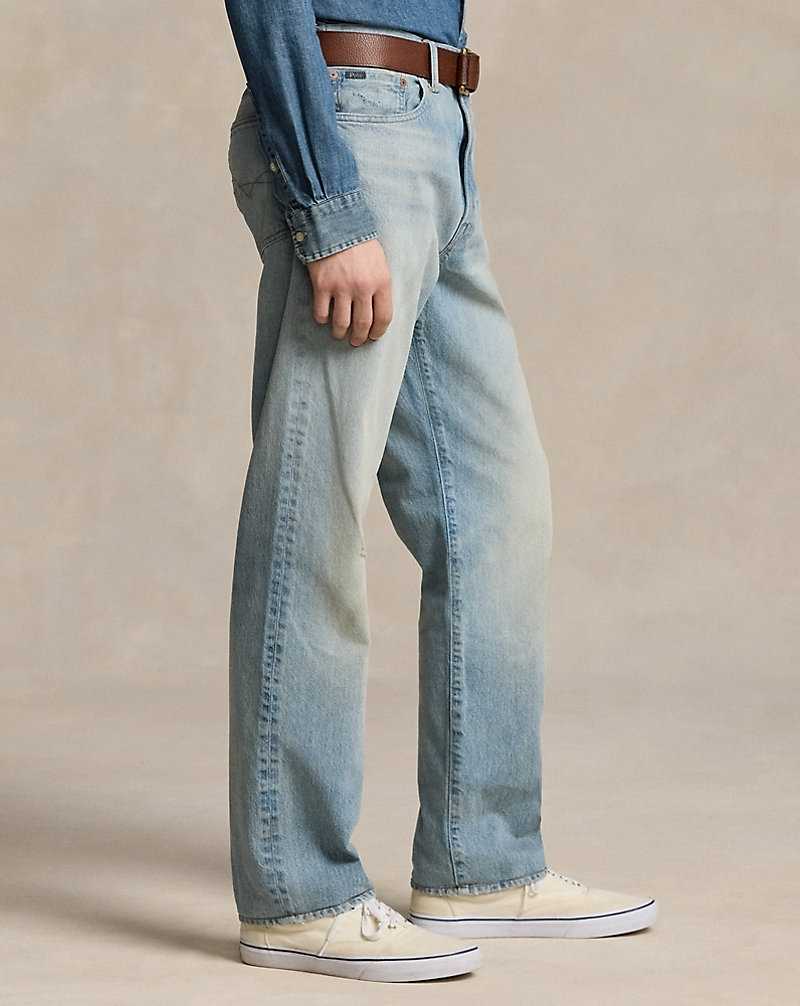 Jeans Ralph Lauren Heritage Straight Fit Distressed Hombre Crowhurst | KFLXJHU-72 - vista 4
