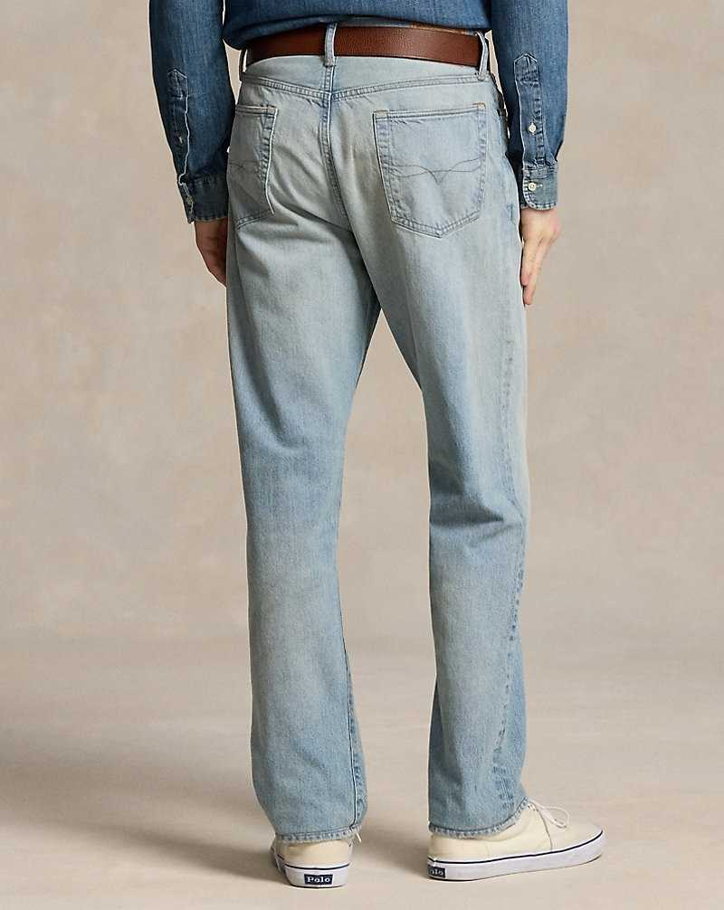 Jeans Ralph Lauren Heritage Straight Fit Distressed Hombre Crowhurst | KFLXJHU-72 - vista 5