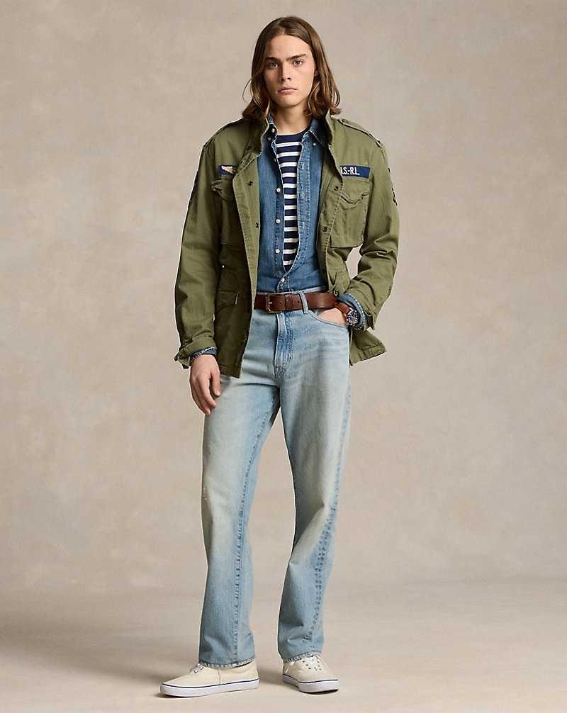 Jeans Ralph Lauren Heritage Straight Fit Distressed Hombre Crowhurst | KFLXJHU-72 - vista 1