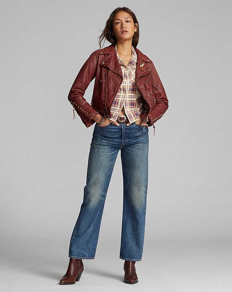 Jeans Ralph Lauren High Boy Fit Drayton Mujer Azules | AOLQSUD-41 - vista 2