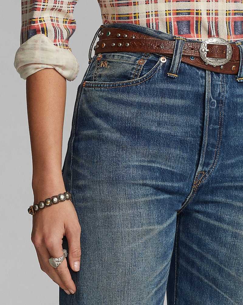Jeans Ralph Lauren High Boy Fit Drayton Mujer Azules | AOLQSUD-41 - vista 5