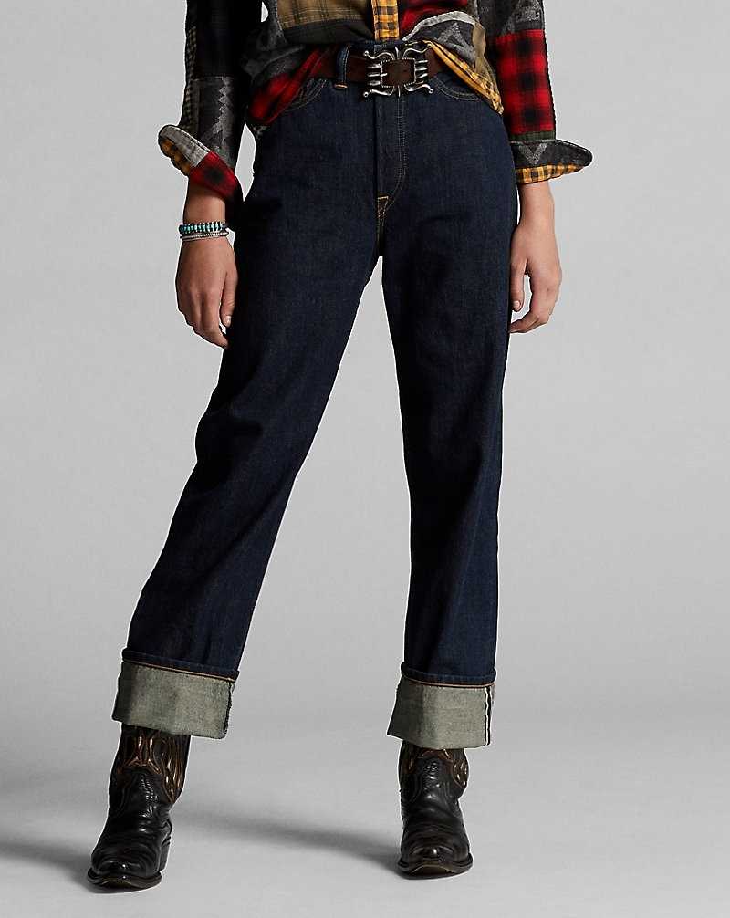 Jeans Ralph Lauren High Boy-Fit Mujer Rinse | OQPJSEL-05 - vista 3