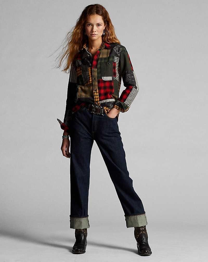 Jeans Ralph Lauren High Boy-Fit Mujer Rinse | OQPJSEL-05 - vista 1