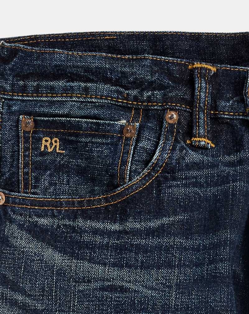 Jeans Ralph Lauren High Slim Bayview Selvedge Hombre Azules | CNEADKY-84 - vista 4