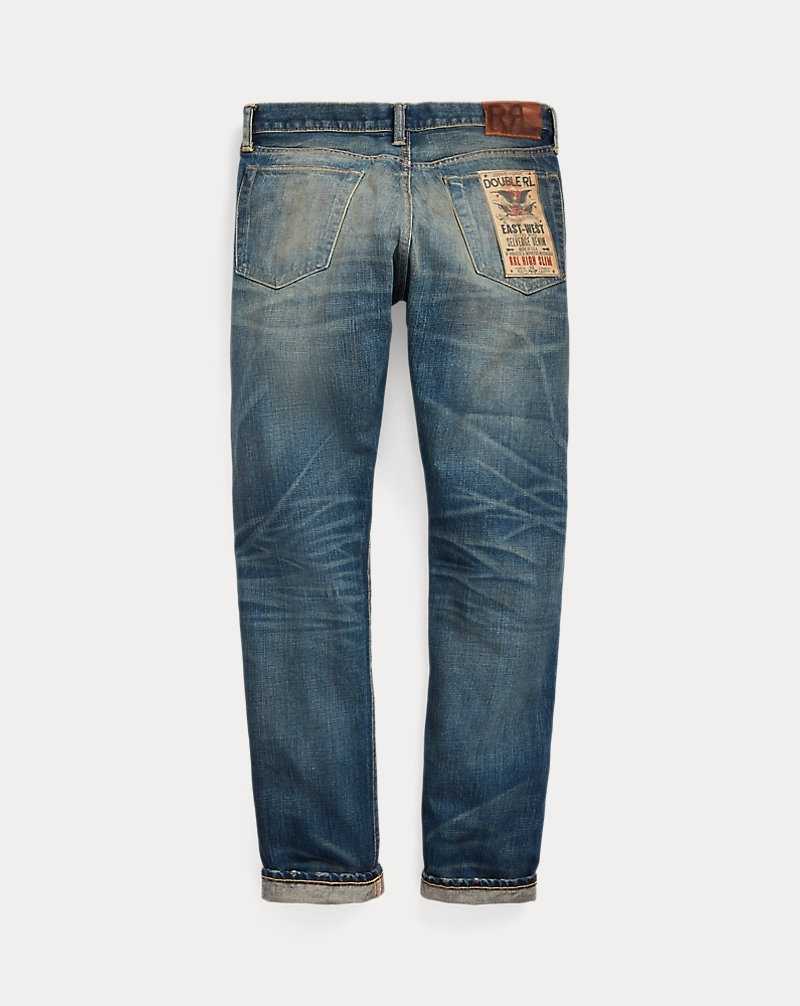 Jeans Ralph Lauren High Slim Yosemite Selvedge Hombre Azules | CJYZTGN-87 - vista 2