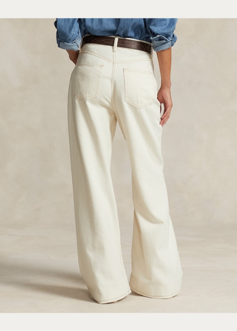 Jeans High-Rise Anchos-Leg Mujer Azules | BZPK96230 - vista 2