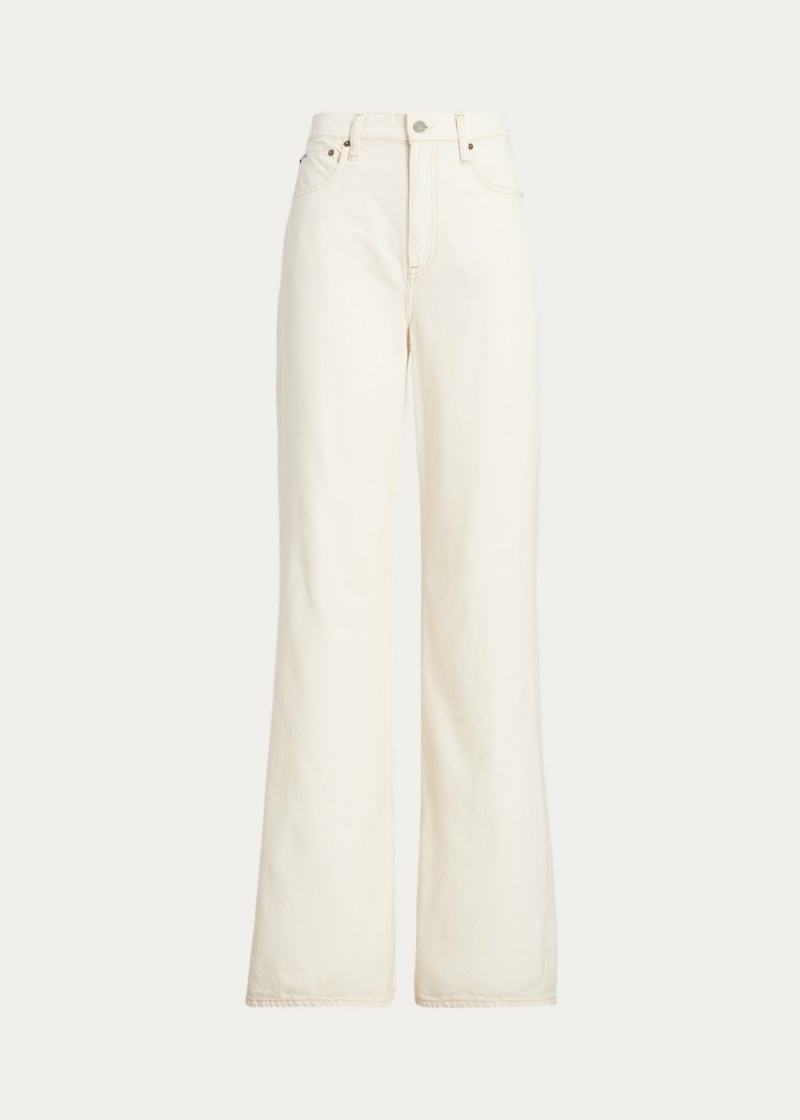 Jeans High-Rise Anchos-Leg Mujer Azules | BZPK96230 - vista 4