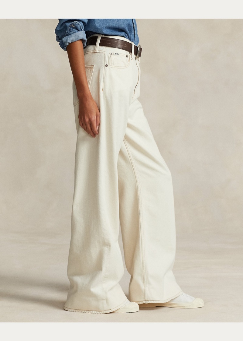 Jeans High-Rise Anchos-Leg Mujer Azules | BZPK96230 - vista 6