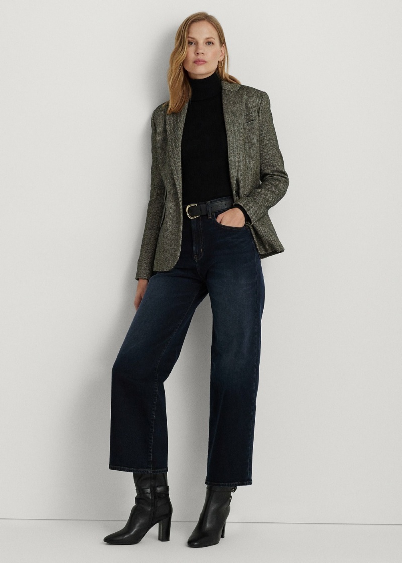 Jeans High-Rise Anchos-Leg Mujer Azules | ZIOK68549 - vista 1
