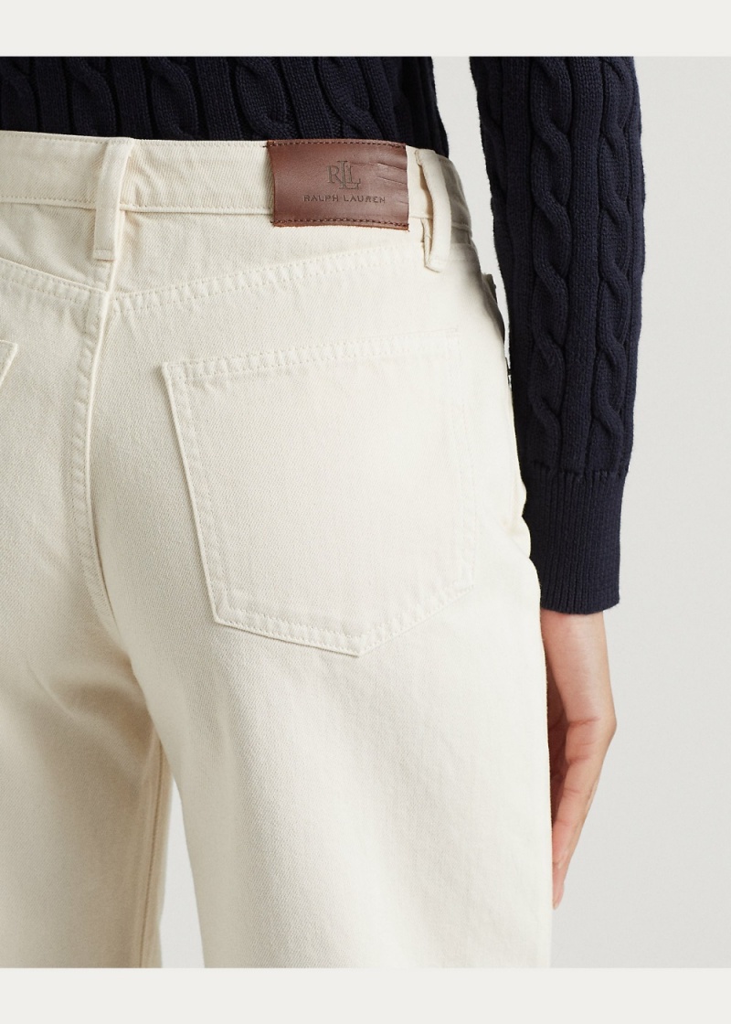 Jeans High-Rise Anchos-Leg Mujer Azules | HITE18492 - vista 2