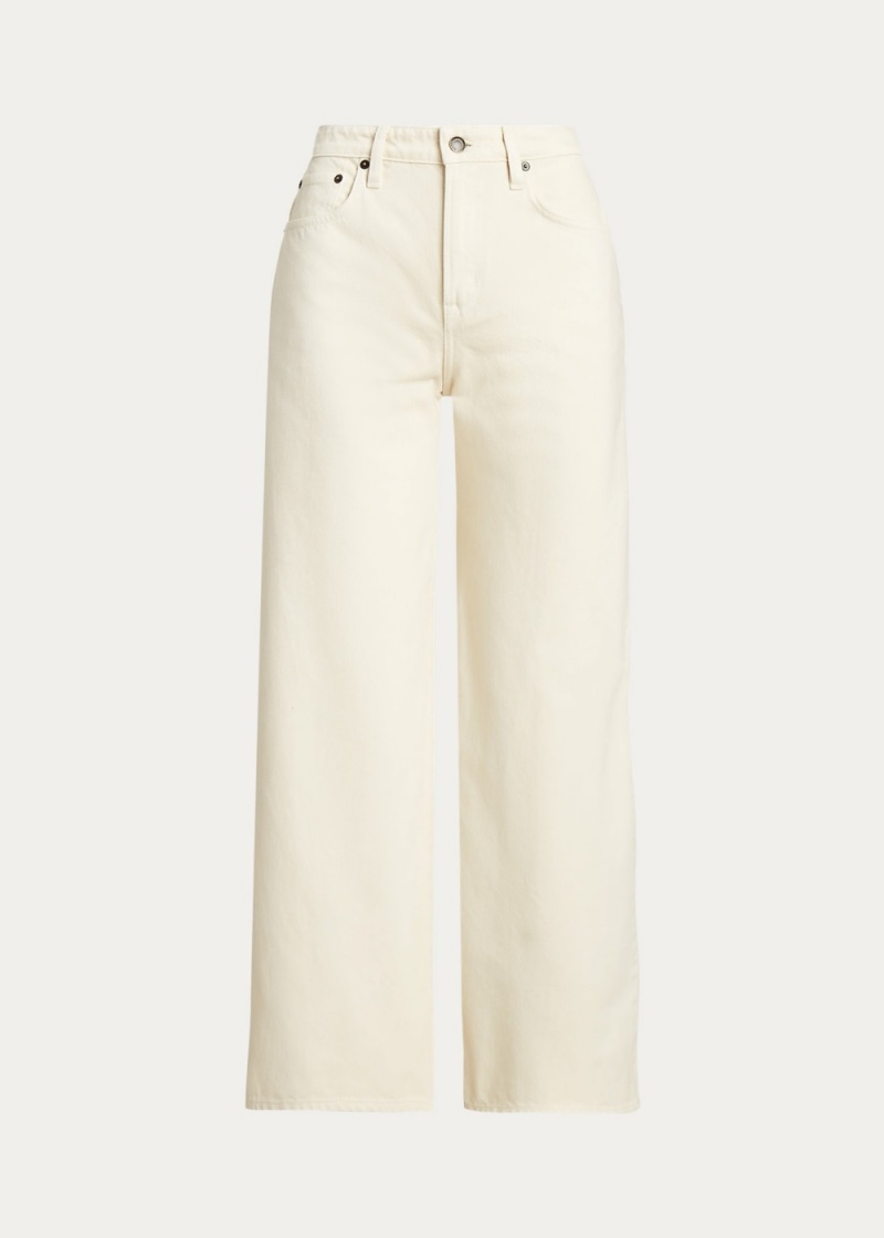 Jeans High-Rise Anchos-Leg Mujer Azules | HITE18492 - vista 1